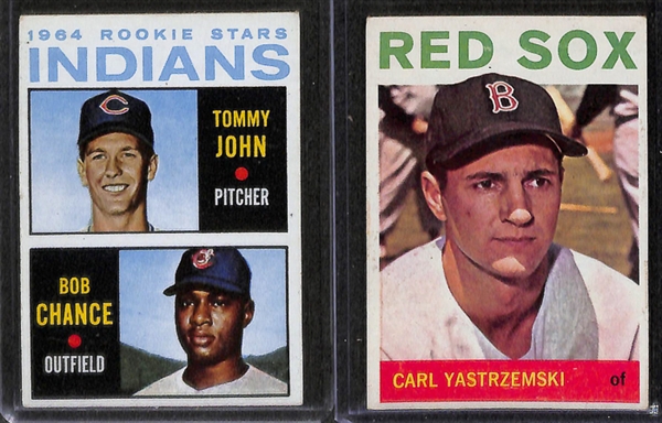 Grouping of 16 - 1964 Topps Star Cards w. Sandy Koufax & Roger Maris