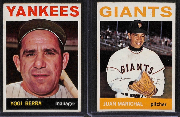 Lot of 16 - 1964 Topps Star Cards w. Willie Mays & Pete Rose