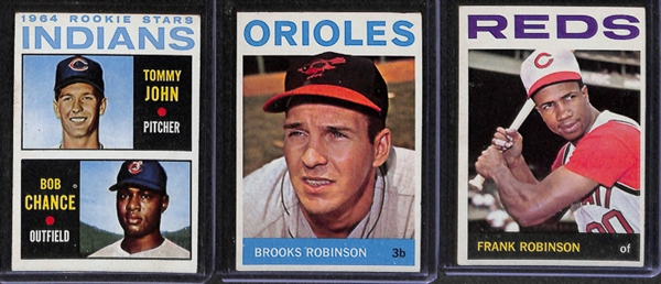 Lot of 16 - 1964 Topps Star Cards w. Willie Mays & Pete Rose
