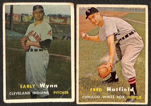 Approximately 200 1940-1969 Play Ball & Topps Baseball Cards