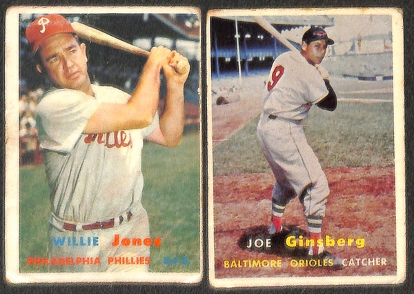Approximately 200 1940-1969 Play Ball & Topps Baseball Cards