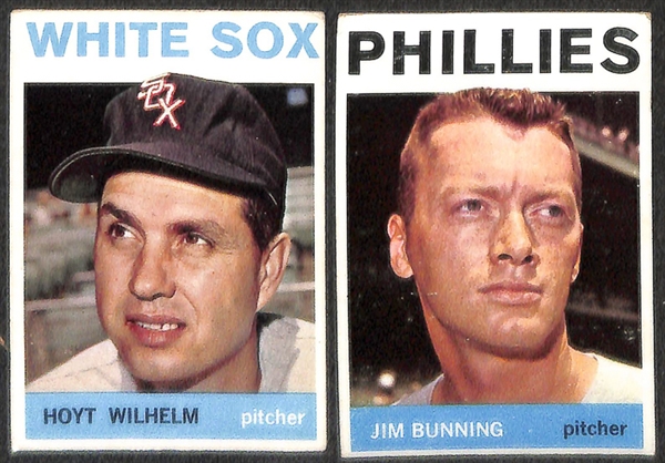  Assorted Lot of 550+ 1964 Topps Baseball Cards w. Carl Yastrzemski
