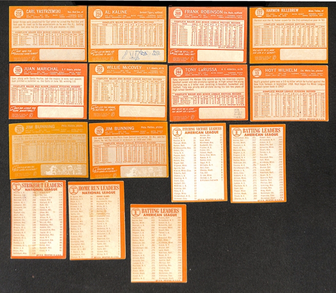 Assorted Lot of 550+ 1964 Topps Baseball Cards w. Carl Yastrzemski