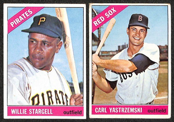 Assorted Lot of 550+ 1966 & 1967 Topps Baseball Cards w. Don Sutton Rookie Card