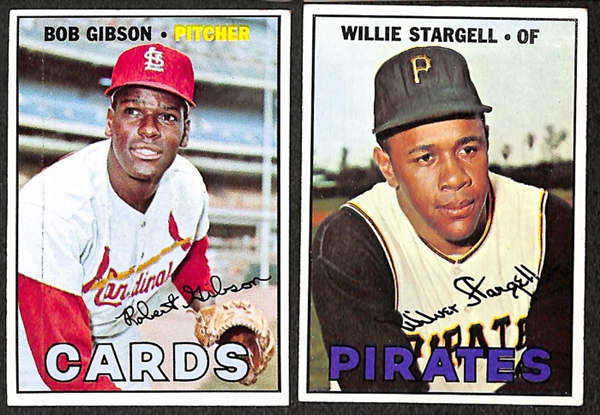 Assorted Lot of 550+ 1966 & 1967 Topps Baseball Cards w. Don Sutton Rookie Card
