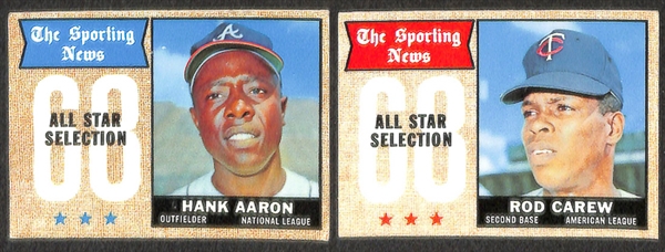Assorted Lot of Approximately 600 1968 Topps Baseball Cards w. Ernie Banks