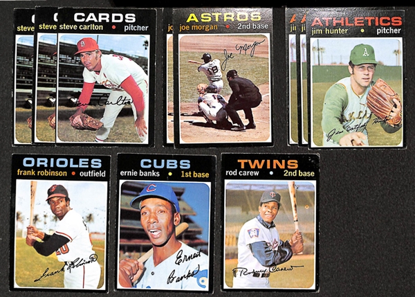 Assortment of Approximately 1000 1971 Topps Baseball Cards w. Nolan Ryan