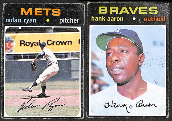 Assortment of Approximately 1000 1971 Topps Baseball Cards w. Nolan Ryan