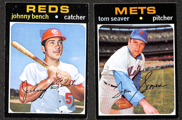 Assortment of Approximately 1000 1971 Topps Baseball Cards w. Nolan Ryan