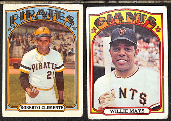 Assortment of Approximately 1000 1972 Topps Baseball Cards w. Hank Aaron