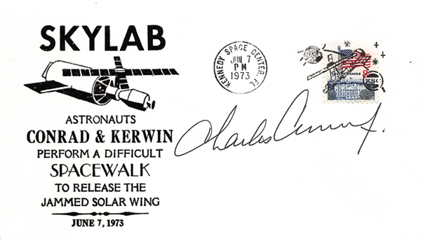 Lot of (3) NASA Astronaut Signed FDCs (Beckett COAs) - Conrad, Lovell, & Lucid