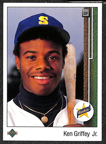 Lot Of 7 Baseball & Football Rookie Cards w. Ken Griffey Jr