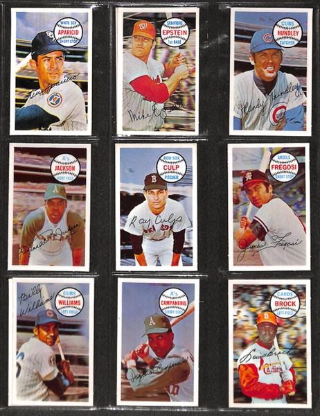 Lot Of 50 Baseball Kelloggs 3D & Topps Inserts And More w. Reggie Jackson
