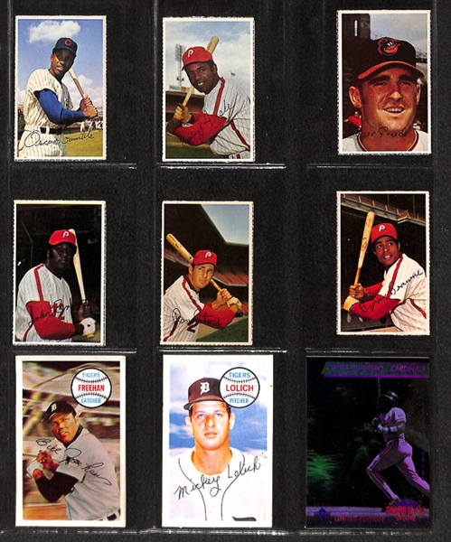 Lot Of 50 Baseball Kelloggs 3D & Topps Inserts And More w. Reggie Jackson