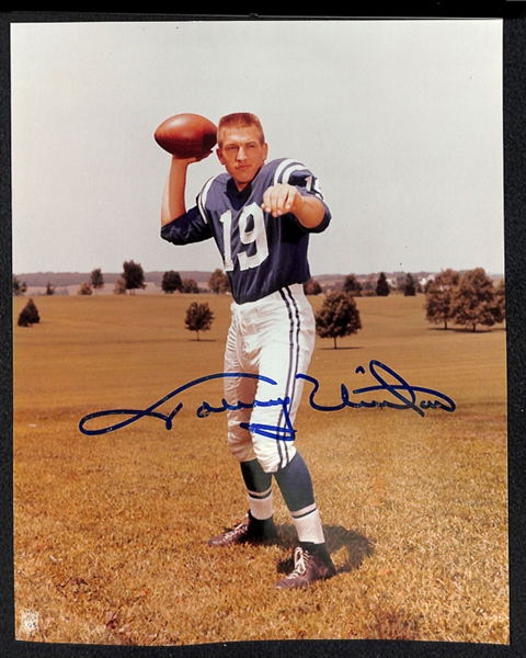 Lot Of Baseball & Football Autographs & Photos w. Johnny Unitas