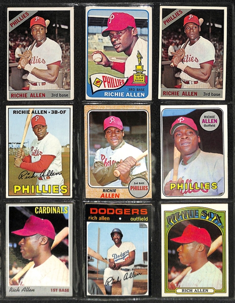Binder Of Assorted Baseball Cards 1960s-90s (500+) w. Boggs RC
