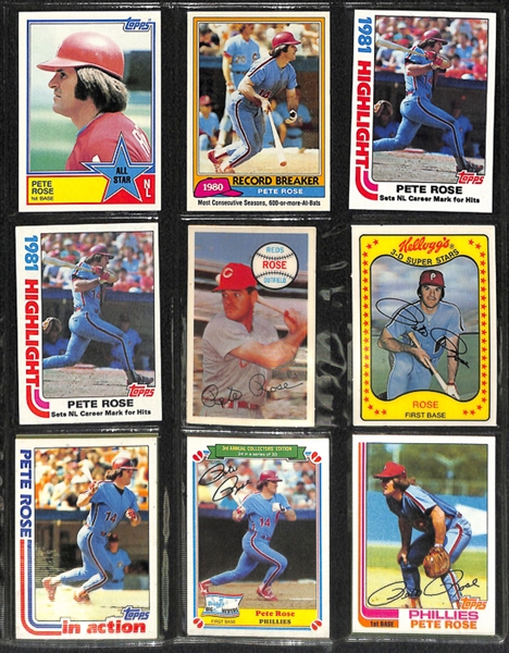 Binder Of Assorted Baseball Cards 1960s-90s (500+) w. Boggs RC