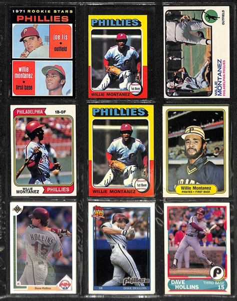 Binder Of Assorted Baseball Cards 1960s-90s (500+) w. Boggs RC