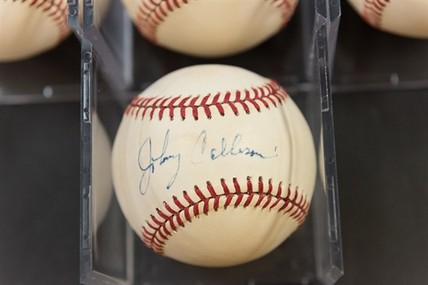 Lot Of 7 Phillies Signed Baseballs w. Callison & Wise