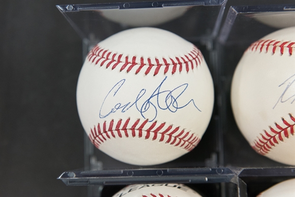 Lot Of 7 Phillies Signed Baseballs w. Darren Daulton