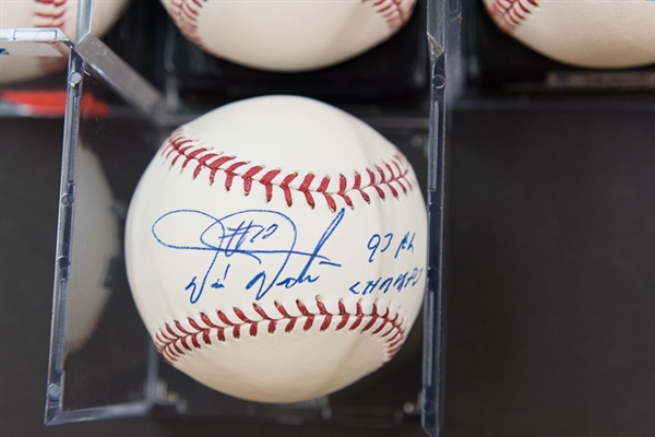 Lot Of 7 Phillies Signed Baseballs w. Darren Daulton