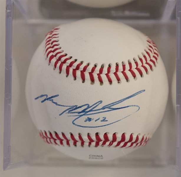 Lot Of 7 Phillies Signed Baseballs w. Daulton & Morandini