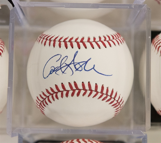 Lot Of 7 Phillies Signed Baseballs w. Daulton & Morandini