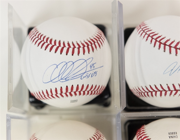Lot Of 7 Phillies Signed Baseballs w. Greene & Daulton