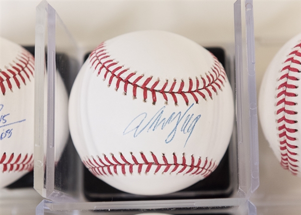 Lot Of 7 Phillies Signed Baseballs w. Greene & Daulton