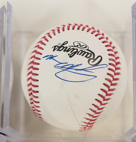 Lot Of 7 Phillies Signed Baseballs w. Greene & Daulton