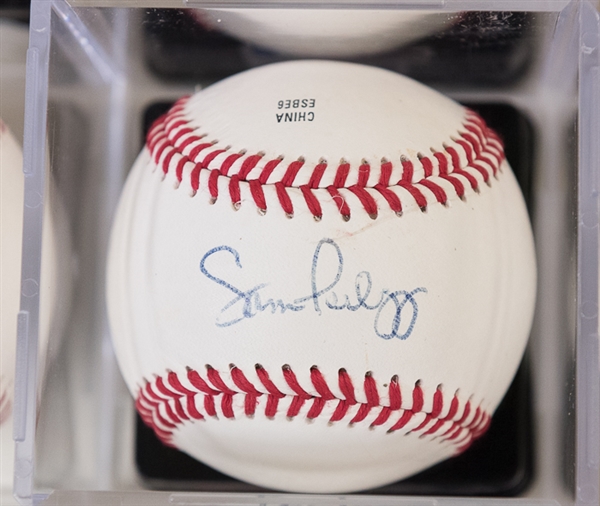 Lot Of 7 Phillies Signed Baseballs w. Greene & Daulton