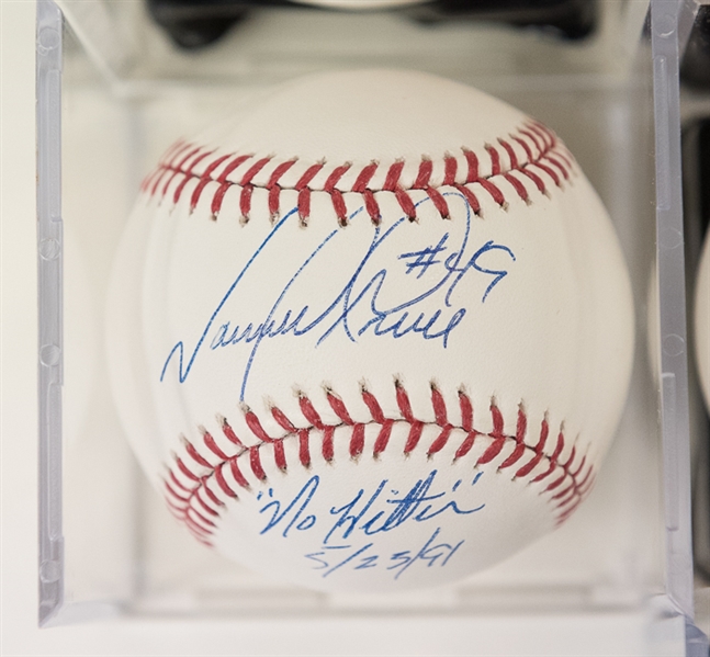 Lot Of 7 Phillies Signed Baseballs w. Greene & Daulton