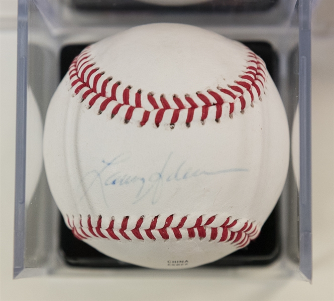 Lot Of 7 Phillies Signed Baseballs w. Greene & Daulton