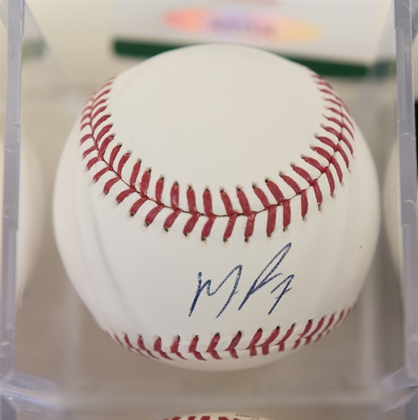 Lot Of 6 Phillies Signed Baseballs w. Maikel Franco