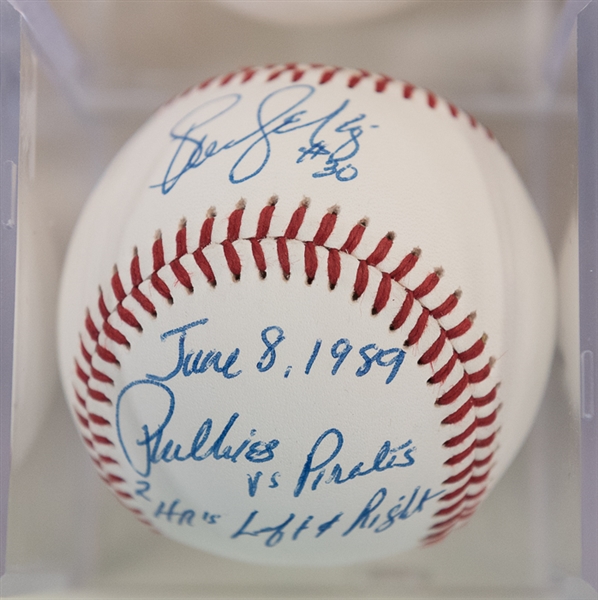 Lot Of 6 Phillies Signed Baseballs w. Maikel Franco