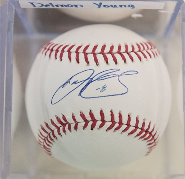 Lot Of 6 Phillies Signed Baseballs w. Maikel Franco