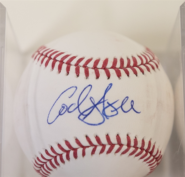 Lot Of 5 Phillies Signed Baseballs w. Myers & Rowand