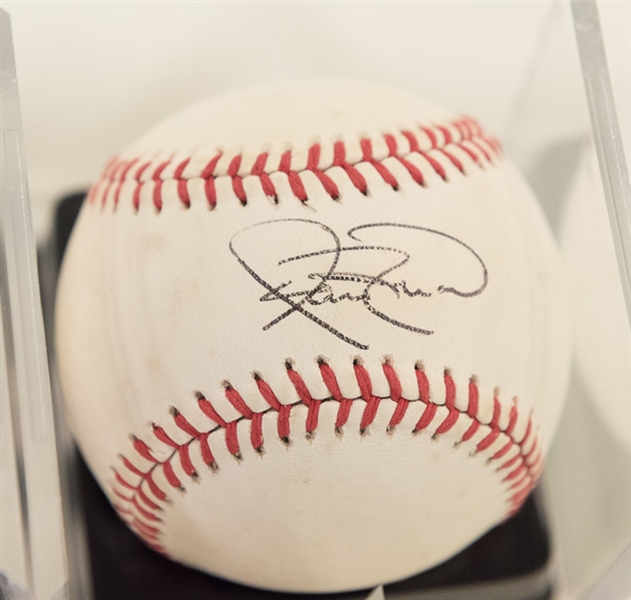 Lot Of 5 Phillies Signed Baseballs w. Myers & Rowand