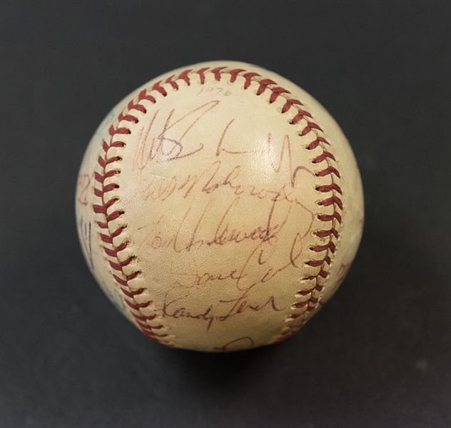 1970s Phillies Team Signed Baseball w. Steve Carlton & Mike Schmidt