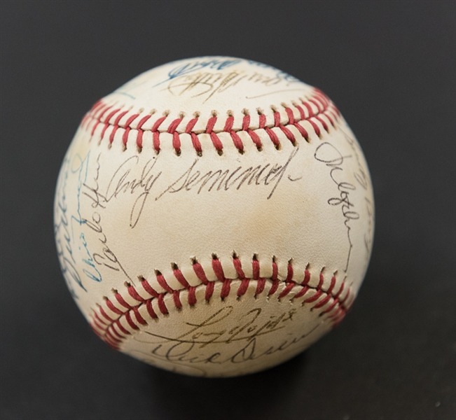 1988 Phillies Dream Week Camp Team Signed Baseball w. Richie Ashburn