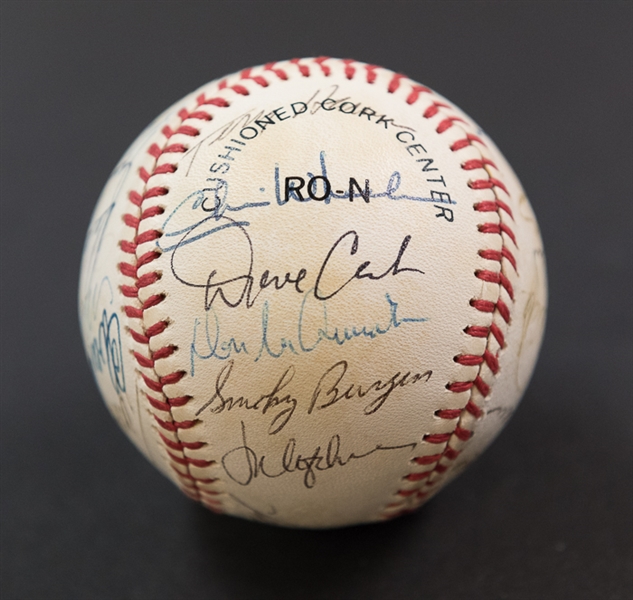 1988 Phillies Dream Week Camp Team Signed Baseball w. Richie Ashburn