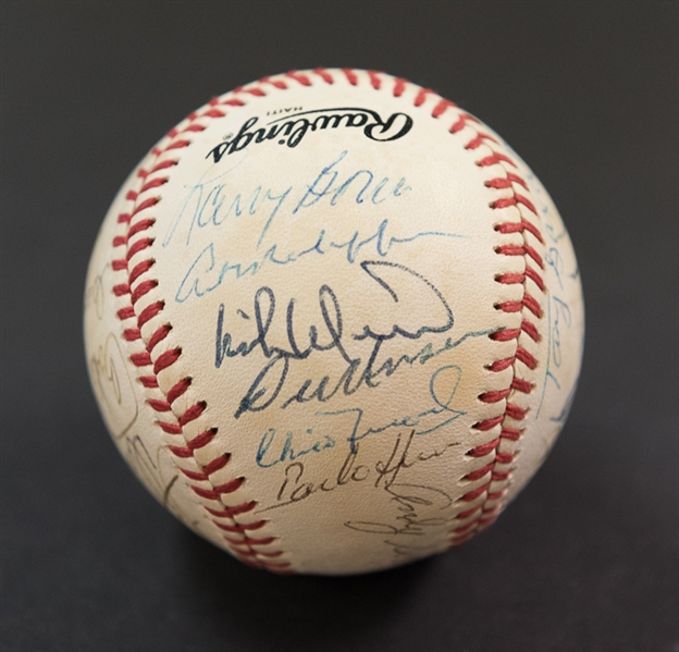 1988 Phillies Dream Week Camp Team Signed Baseball w. Richie Ashburn