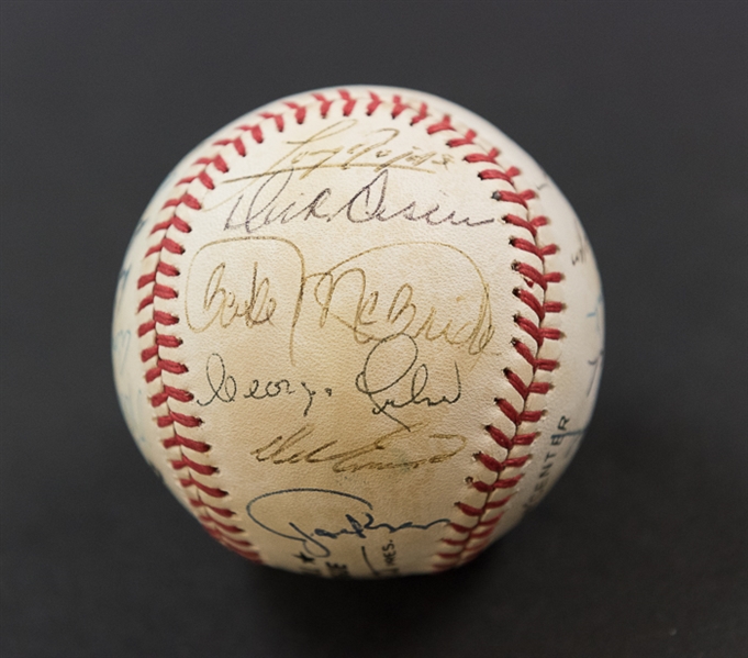 1988 Phillies Dream Week Camp Team Signed Baseball w. Richie Ashburn