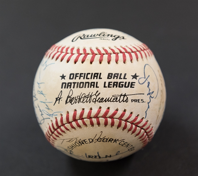 1988 Phillies Dream Week Camp Team Signed Baseball w. Richie Ashburn
