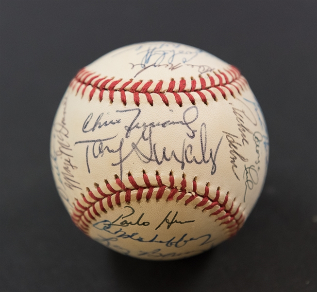1991 Phillies Dream Week Camp Team Signed Baseball w. Richie Ashburn