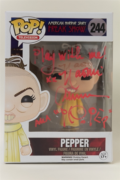 Lot Of 3 American Horror Story TV Show Signed Items - JSA