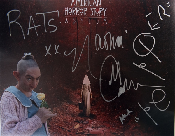 Lot Of 3 American Horror Story TV Show Signed Items - JSA