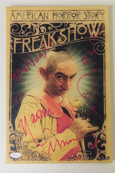 Lot Of 3 American Horror Story TV Show Signed Items - JSA