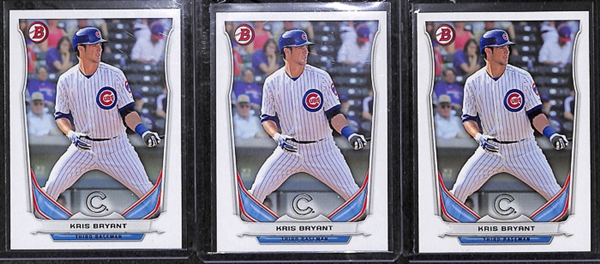 Lot Of 23 Kris Bryant Rookie Cards