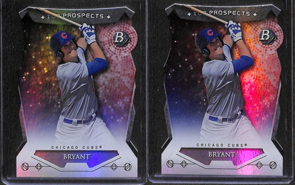 Lot Of 23 Kris Bryant Rookie Cards